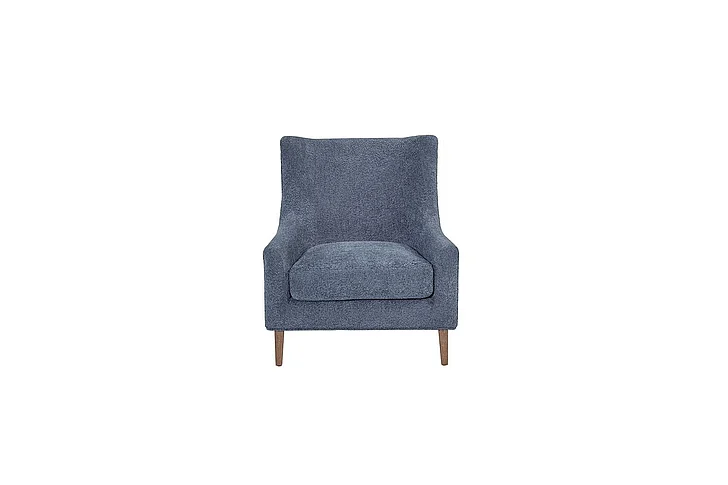Emma Mason Signature Aurelia Hi-back Accent Chair - Sapphire in Sand