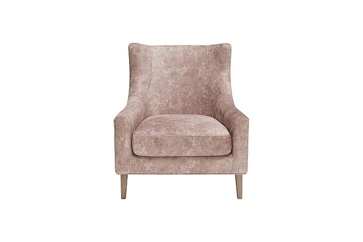 Emma Mason Signature Aurelia Hi-back Accent Chair - Brown in Sand