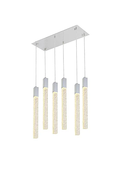 Elegant Weston 6 Lights Pendant in Chrome 2066D32C