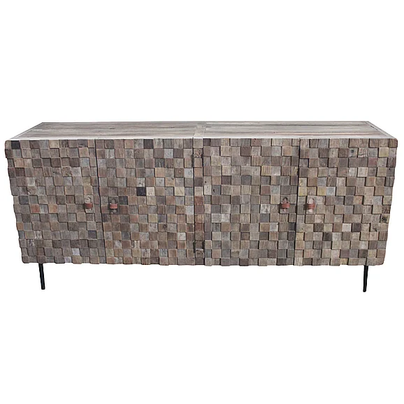 Moti Furniture Wynn Buffet 4 Door in Wood