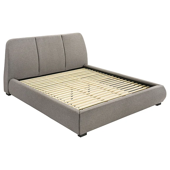 Coaster Mokena Panel Platform Bed in Taupe 310090KE