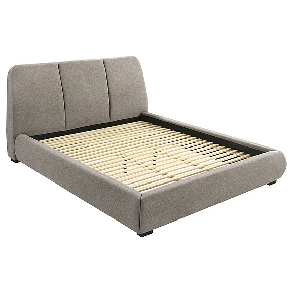 Coaster Mokena Panel Platform Bed in Taupe 310090KW