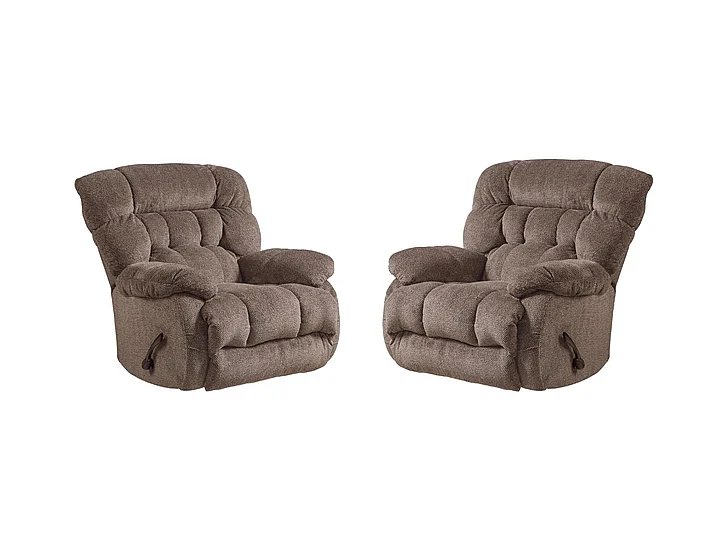 Catnapper Daly Chaise Rocker Recliner in Chateau (Set of 2)