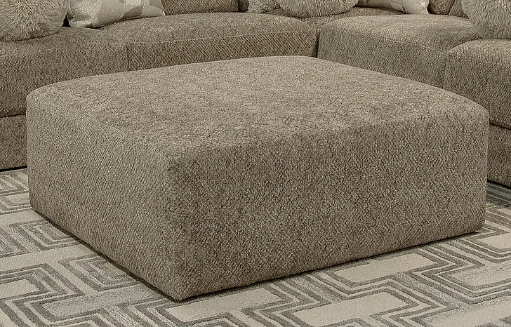 Jackson Turner Cocktail Ottoman in Mushroom 3145-28/1901-28