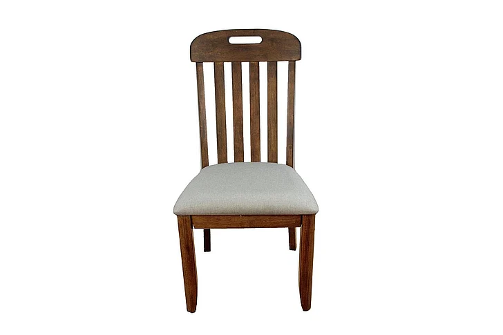 Emma Mason Signature Mariposa Slat Dining Chair (Set of 2) in Spice Brown