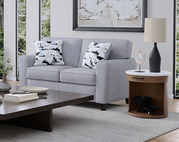 Peak Living 315 Loveseat in Gretna Pewter 31502-9106 CUSTOM ITEM