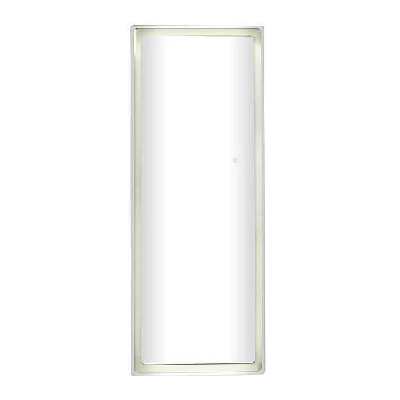 UMA Silver Glass Room LED Mirror, 26" x 1" x 67" | 31585