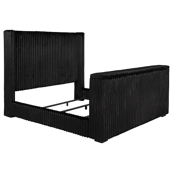 Coaster Centergrove Wingback TV Bed in Black 315945KE