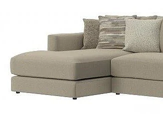 Jackson Furniture Amelia LSF Chaise in Sand 316575/153326/163628