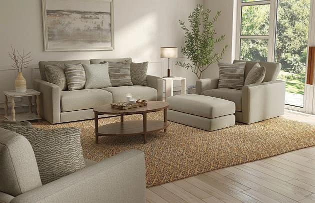 Jackson Furniture 2pc Sofa Living Room Set in Sand
