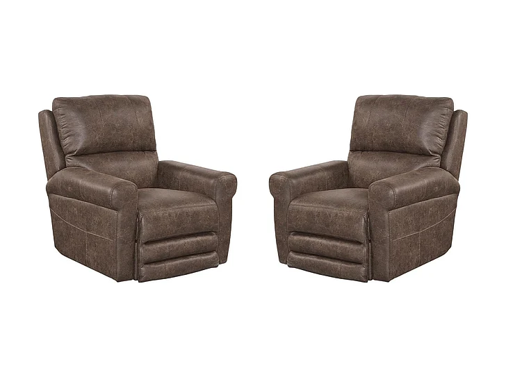 Catnapper Maddie Power Wall Hugger Recliner in Tanner (Set of 2)