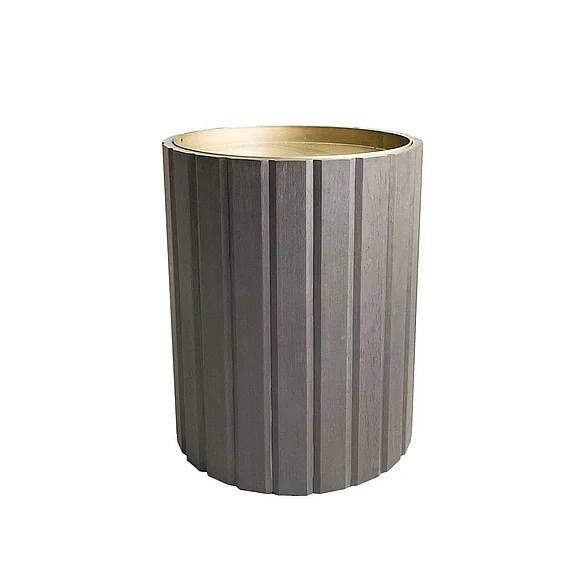 Emma Mason Signature Aurelia Channel Accent Table in Latte