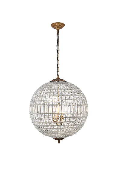 Elegant Olivia 5 Light French Gold Chandelier Clear Royal Cut Crystal 1205D24FG/RC