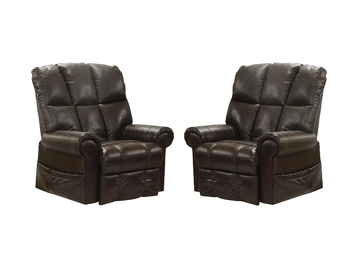 Catnapper Stallworth Power Lift Recliner in Godiva (Set of 2)