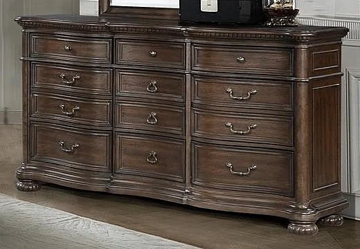 Emma Mason Signature Riverbend Dresser in Warm Mahogany