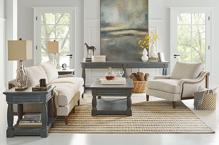 A.R.T. Furniture Alcove 2-Piece Rectangular Occasional Table Set in Slate CODE:UNIV26 for 26% Off
