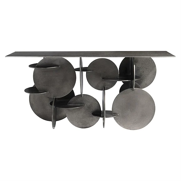 Bernhardt Tribus Console Table in Graphite 321922