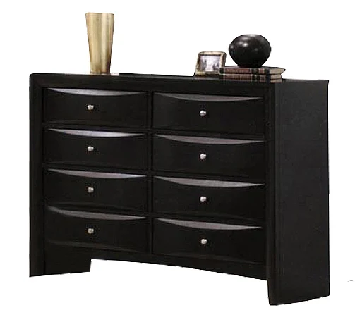 Acme Ireland 8-Drawer Dresser in Black 04165