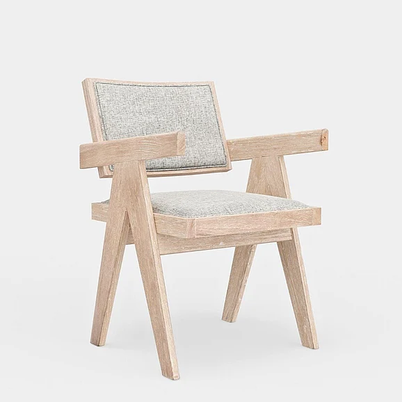 Alpine Furniture Raquel Side Chairs (Set of 2) in Driftwood 3269-02