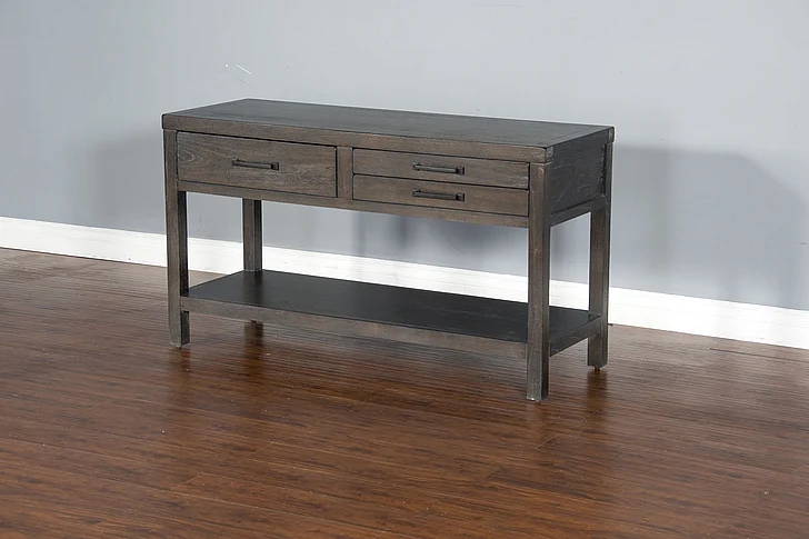 Sunny Designs Dundee Sofa/ Console Table in Kettle Black 3271KB-S