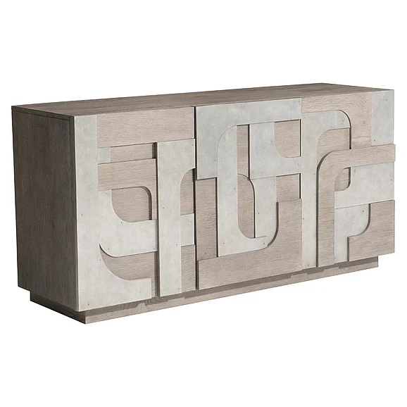 Bernhardt Interiors Azlin Buffet in Chai and Steel Dust 328132