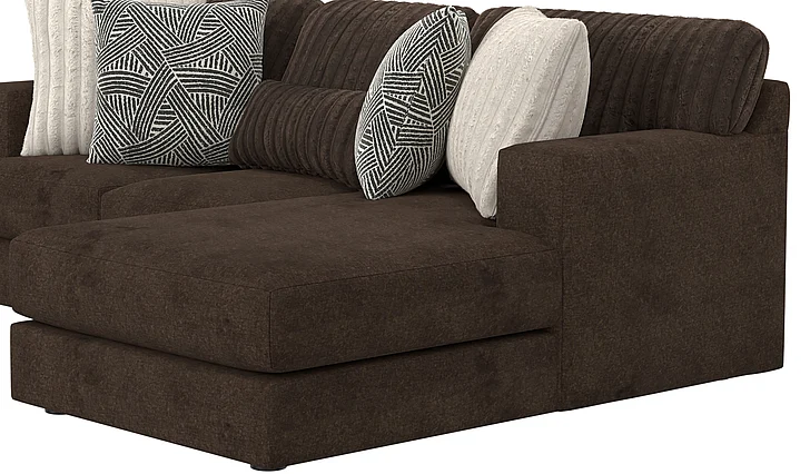 Jackson Logan RSF Chaise in Chocolate 3303-76/1847-09/1998-09