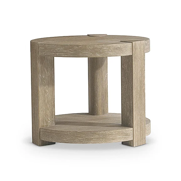 Bernhardt Tribeca Side Table in Aurum 333122 PROMO