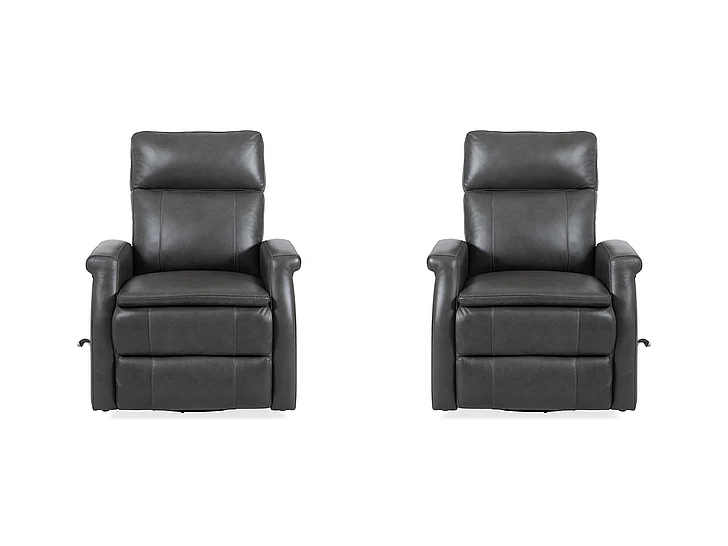 Parker Living Bristol Swivel Glider Recliner in Raven MBRS#812GS-RAVN (Set of 2)