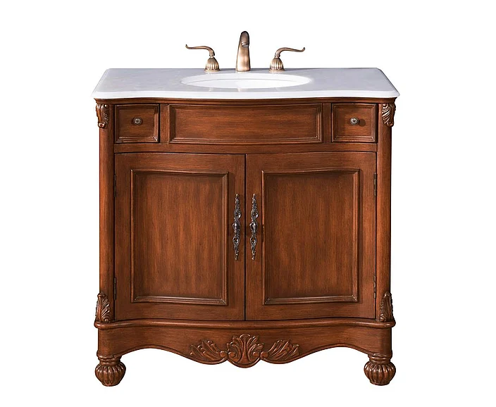 Elegant 36 In. Single Bathroom Vanity VF-1047
