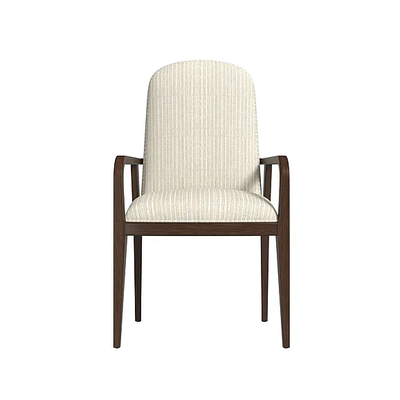 A.R.T. Furniture Verge Upholstered Arm Chair in Handcrafted Walnut (Set of 2) 337207-1960