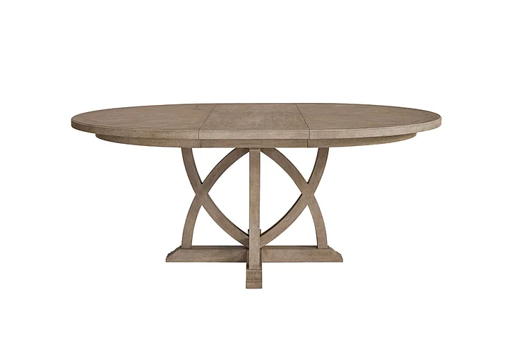 Emma Mason Signature Timog Park Round Dining Table w/ 18" Leaf in Sand