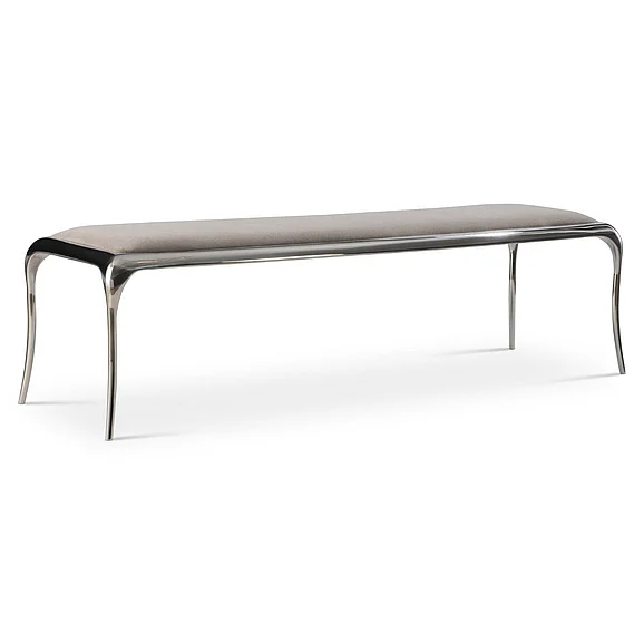 Bernhardt Furness Bench in Gray 338508
