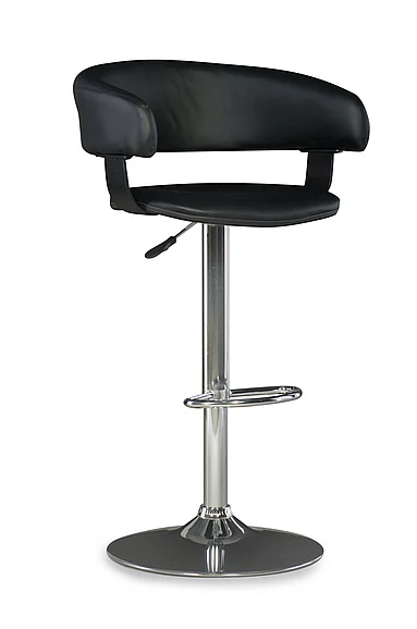Powell Devan Black PU Barrel Abs Barstool 212-915