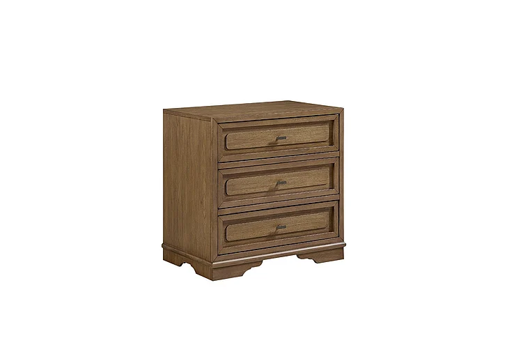 Emma Mason Signature Trinidad 3 Drawer Nightstand - Almond