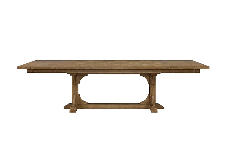 Emma Mason Signature Trinidad Trestle Table - Almond