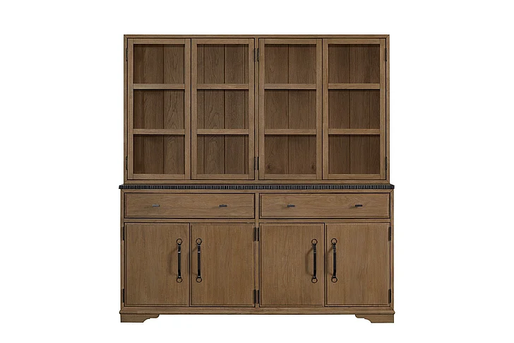 Emma Mason Signature Trinidad 2 Piece Cabinet (Hutch & Buffet) - Almond