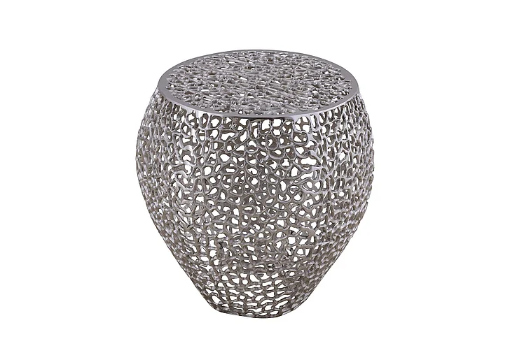 Galaxy Home ET3403-18 Coffee Table in Silver 601955552301