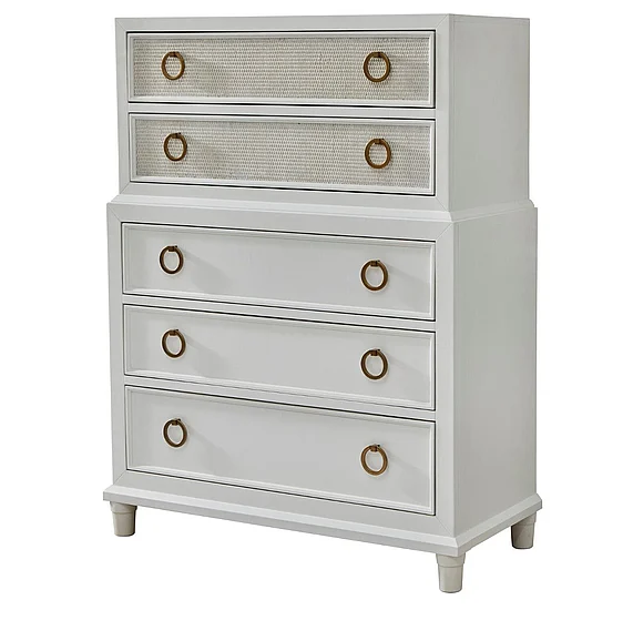 American Woodcrafters Switchgrass Chest - White 3410-150