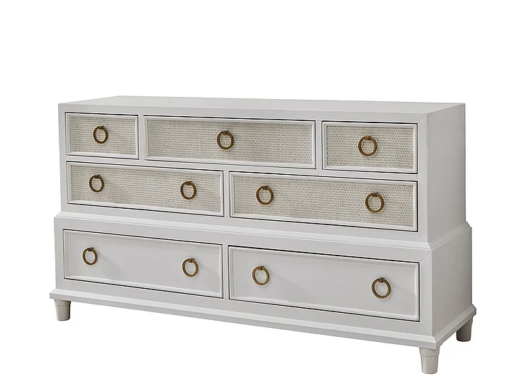 American Woodcrafters Switchgrass Dresser - White 3410-270