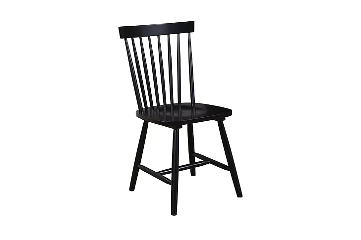 Alpine Furniture Lyra Side Chairs (Set of 2) in Black 3434BLK-02
