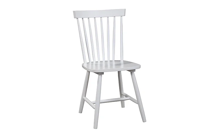 Alpine Furniture Lyra Side Chairs (Set of 2) in White 3434WHT-02