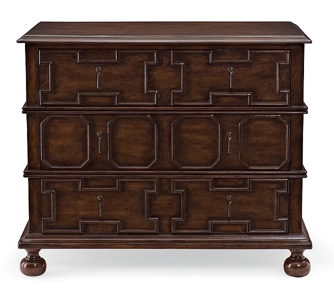 Bernhardt Vestige 3-Drawer Nightstand in Allspice 345-230 PROMO