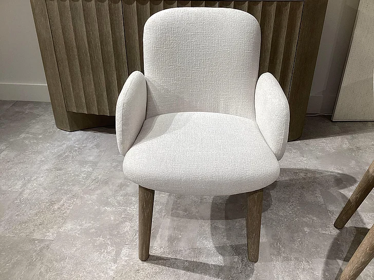 Bernhardt Loggia Arm Chair in White 345546 (Set of 2) PROMO