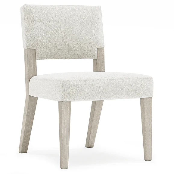 Bernhardt Tempo Side Chair in White 346545 (Set of 2) PROMO