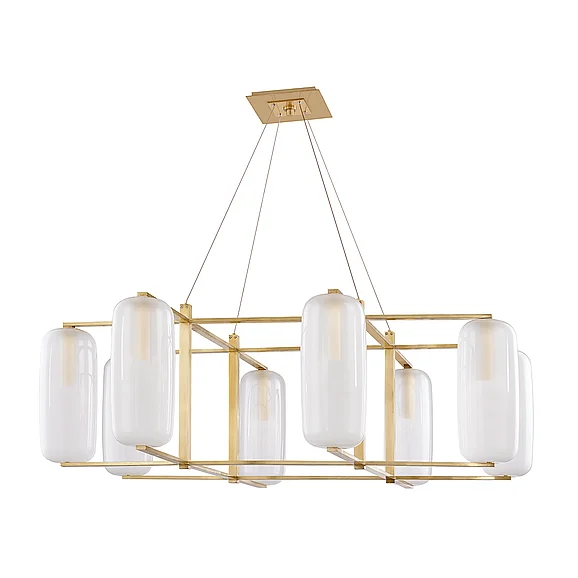 Hudson Valley Lighting Pebble Chandelier 3478-AGB