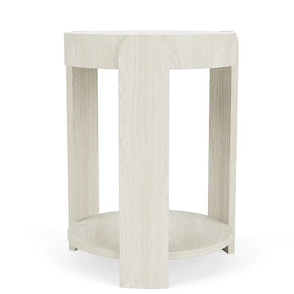 Riverside Furniture Eliza End Table in Champagne 34909