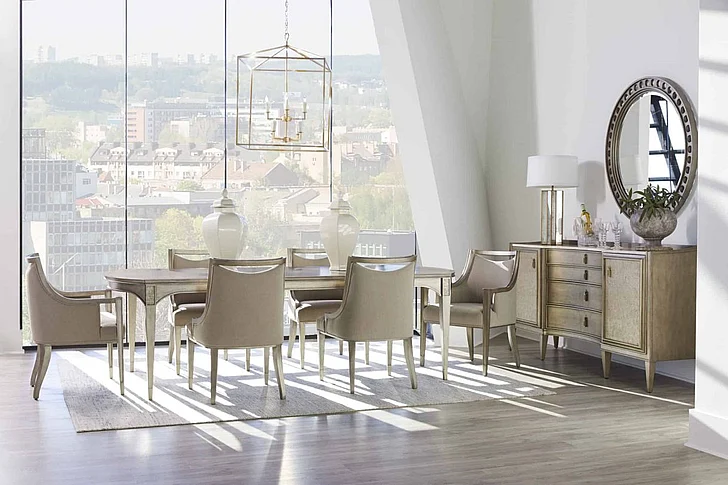 A.R.T. Furniture Cove 7pc Rectangular Dining Set in Mica