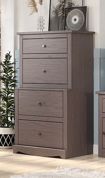 Pine Crafter Furniture Heartland Chest in Walnut Gray 34X-Wal CLOSEOUT