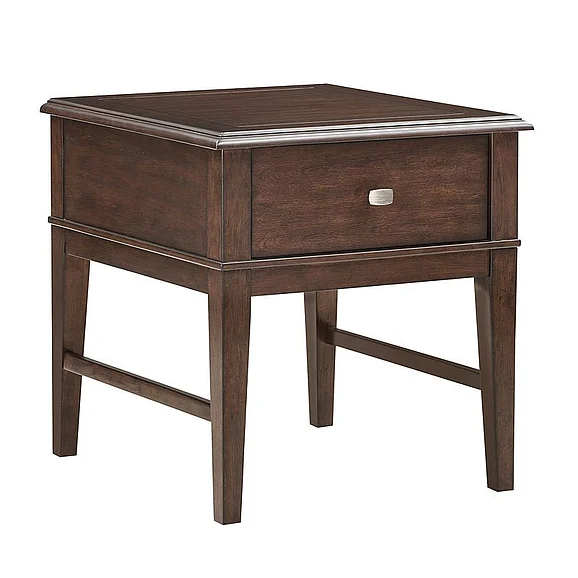 Homelegance Claremore End Table in Brown 3500-04