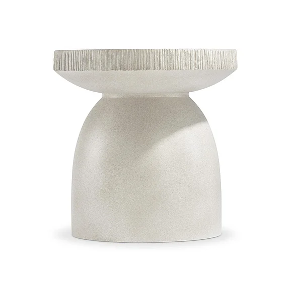 Bernhardt Antibes Side Table in Pumice 350125 CLOSEOUT